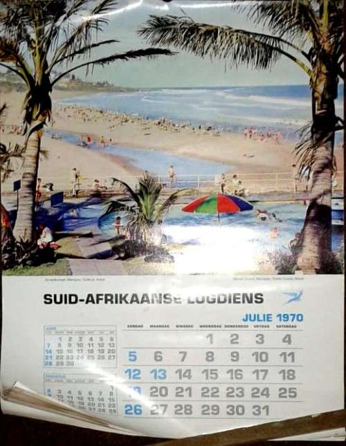SAA Calendar 1970