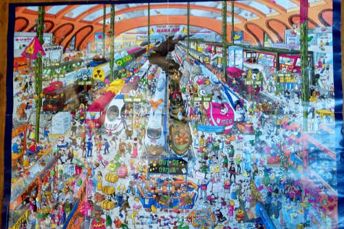 HEYE TRAIN STATION SCHONE TRIANGULAR PUZZLE (2000-PIECE, MULTI-COLOUR)