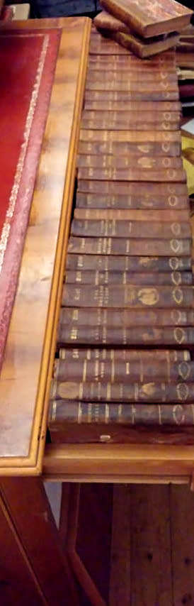 Set : Leather-Bound Books (1880-1910)