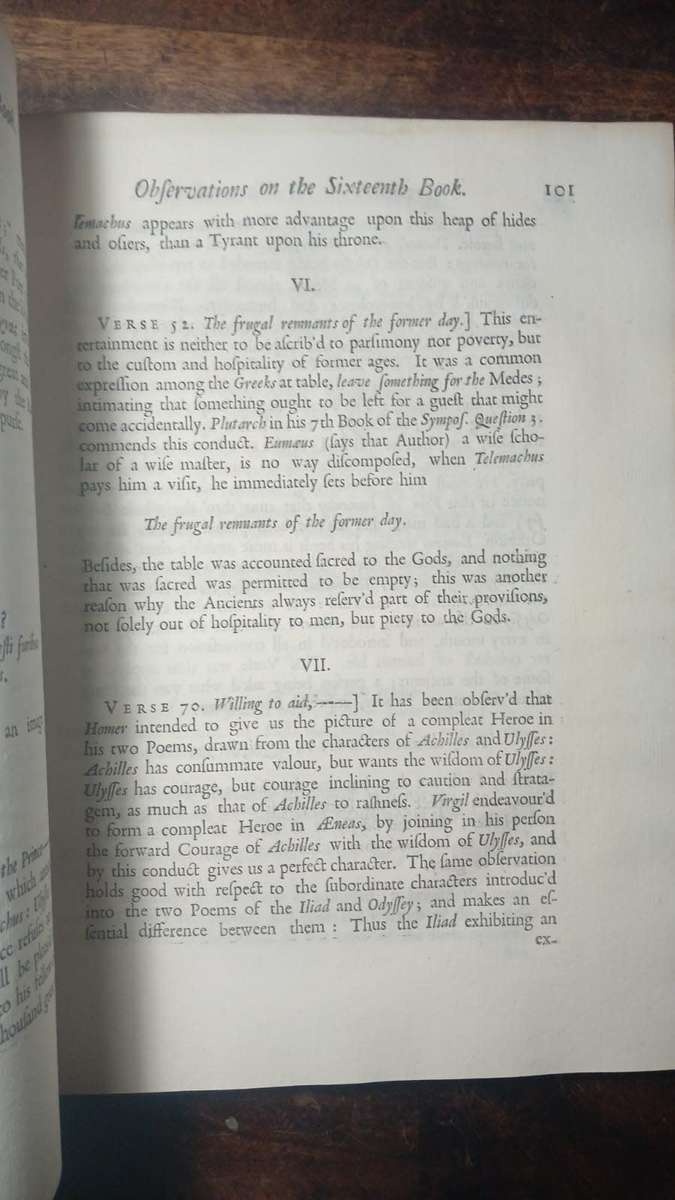 The Odyssey of Homer - 1726