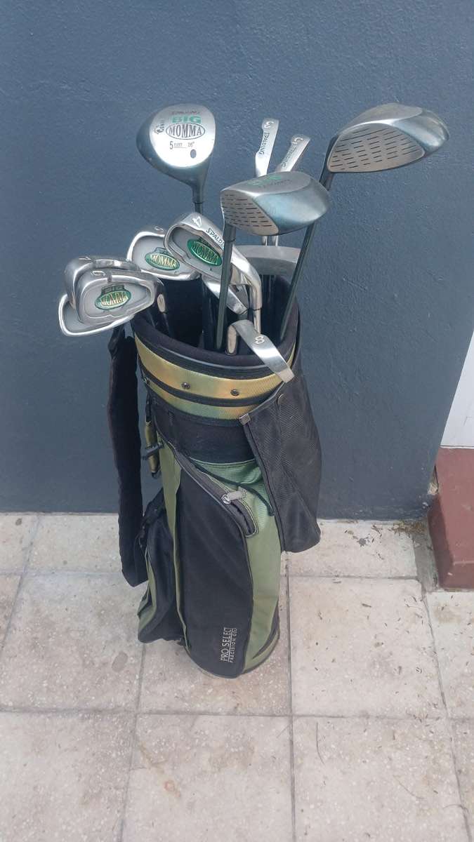 Golf Bag and Clubs - Spalding
