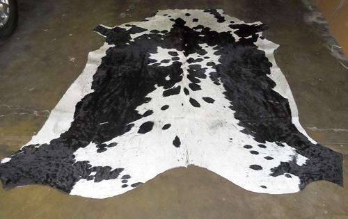 A grade black and white Nguni skin