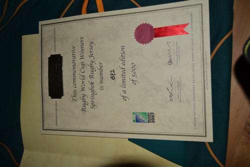 Exclusive Limited Edition Rugby Collection