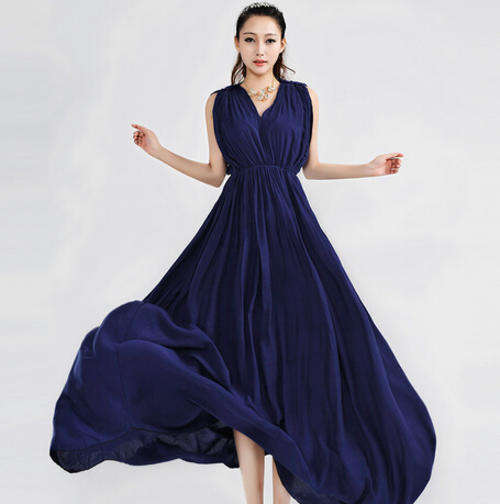 2014 Fashion UK Maxi Dress Long Dress Party Dress Work Dress Evening Dress