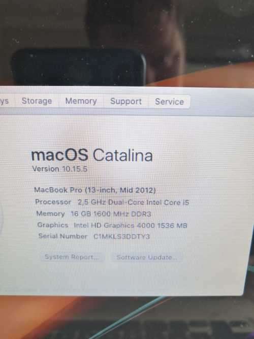 *late entry* Macbook pro 2012 i5 16gb ram