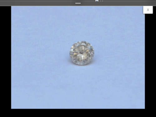 Round Diamond 0.34pts Round Diamond G H Color SI3 Clarity