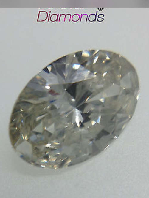 0.33ct Oval White & Clean Natural Diamond BEST PRICE +Free Shipping