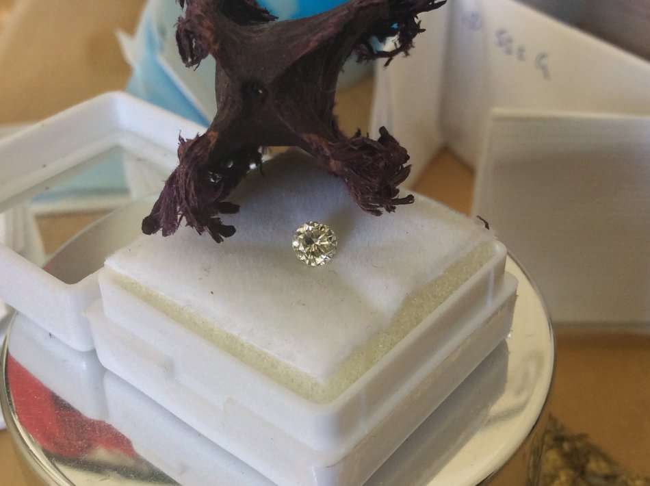 0.26 Carat K Color VS2 Round Brilliant Natural Loose Diamond For Ring