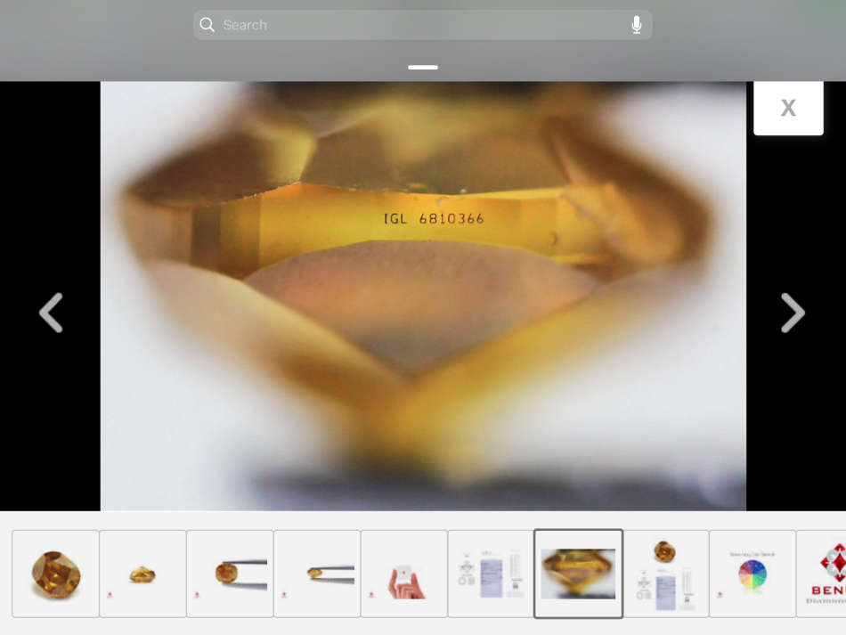 0.41 Carat Fancy Deep Brown Orange Diamond Natural Untreated Color Loose Cushion