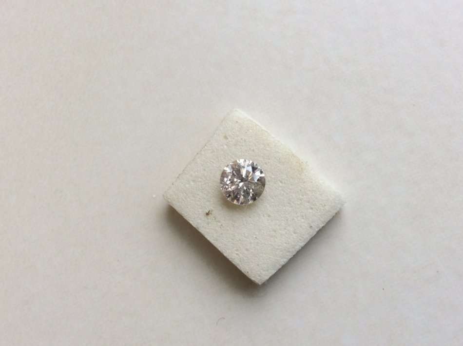 Full Of Sparkle/Certified 0.40 Carat K Color I1 Round CUT Diamond For Ring