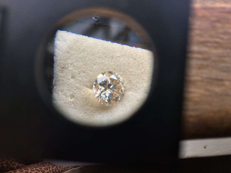 Save Priced-To-Go Full Of Sparkle/Certified 0.34 Carat K Color SI2 Round CUT Diamond