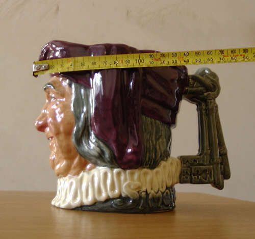 Royal Doulton Simon The Cellarar "A" Mark Character Jug Large