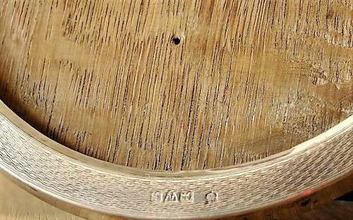 Antique Sterling Silver Circular Photograph Picture Frame, c.1915, Chester, England, EUC