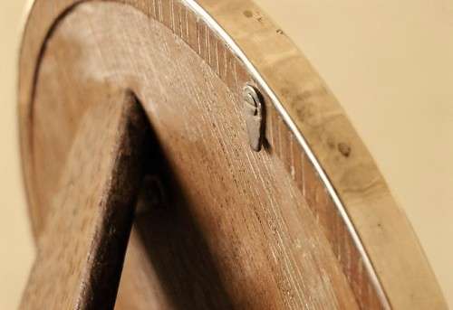 Antique Sterling Silver Circular Photograph Picture Frame, c.1915, Chester, England, EUC