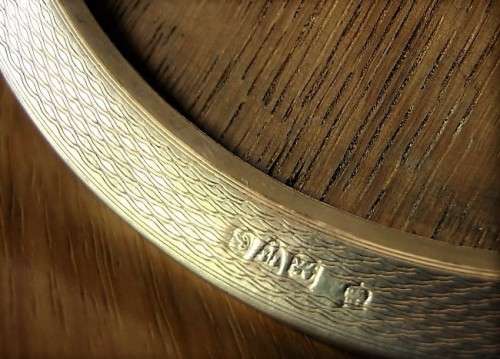 Antique Sterling Silver Circular Photograph Picture Frame, c.1915, Chester, England, EUC