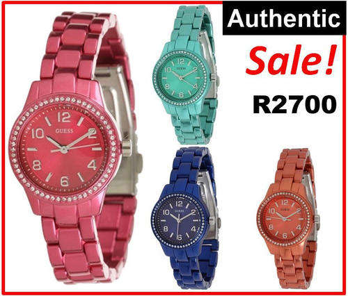 GUESS Diminutive Color Pop Watch WITH genuine Swarovski Crystals