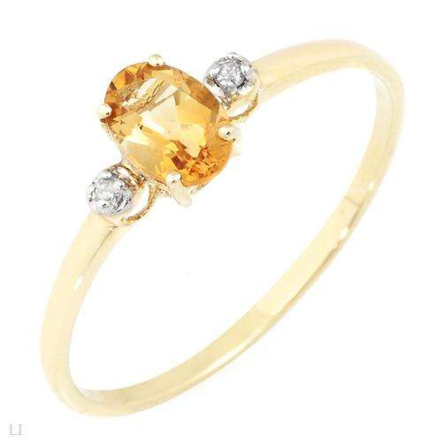 ***R2 500.00 ***Nice Ring With Precious Stones - Genuine Diamonds and Citrine Beautifully Designed