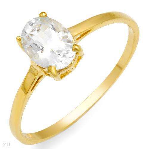 ***R2 700.00***High Quality Solitaire Ring With 0.69ctw Genuine Aquamarine Made of Yellow Gold