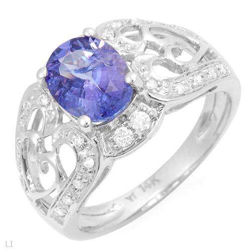 **R38 000.00**Irresistible Ring With 2.05ctw Precious Stones - Genuine Diamonds and Tanzanite