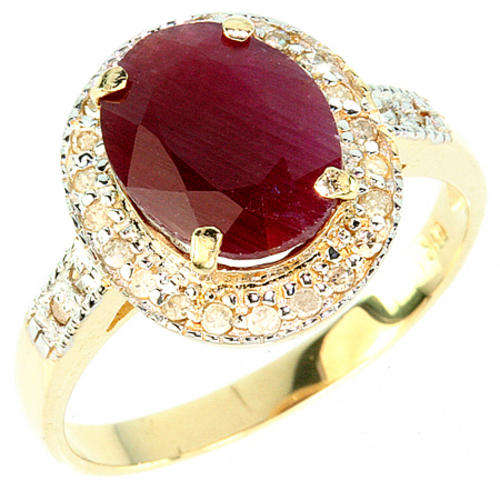 **R14 000.00**GENUINE RUBY AND DIAMOND RING SOLID 10KT GOLD
