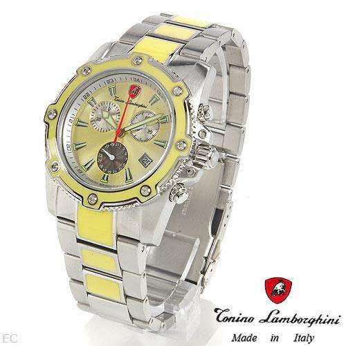 **R45 000.00**TONINO LAMBORGHINI WITH DIAMONDS Gents Day date Swiss Movement Watch