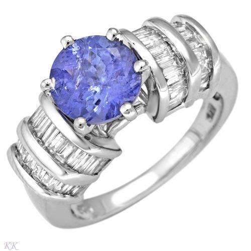 **R99 000.00**Irresistible Ring With 4.35ctw Precious Stones - Genuine Clean Diamonds and Tanzanite