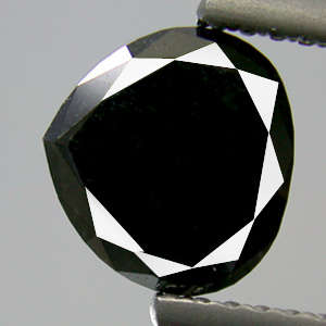 **R10 000.00**1.22 Cts BRILLIANT Rose Pear Cut Natural Black Diamond