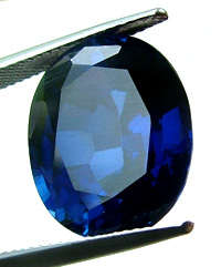 **R5 5000. 00***   CERTIFIED 9.72 CARAT CROWN BLUE CEYLON SAPPHIRE VVS1