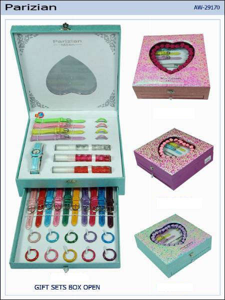 Ladies/Teenager Gift Set with 14 Interchangeable Band/Bazel Makeup