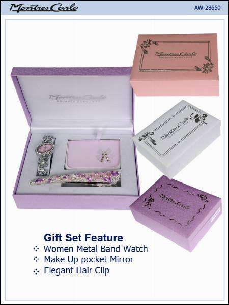 **R1 500.00***Ladies Gift Set with Watch Mirror & hair Clip