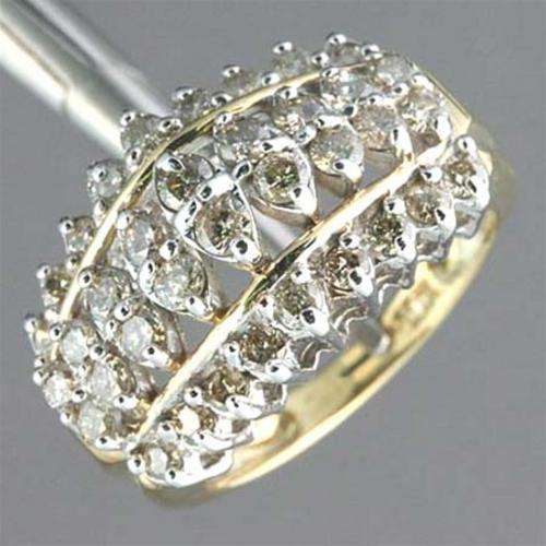 ***R34 300.00*** 1.50 ctw. Diamond 10K Yellow Gold Ring