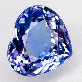 **R19 000.00*** 1.49ct.BLOCK D TOP PURPLISH BLUE TANZANITE HEART AAA NR