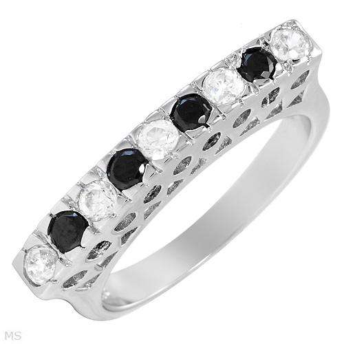 Elegant Brand New Ring With 1.26ctw Cubic zirconia Made in 925 Sterling silver- Size 7