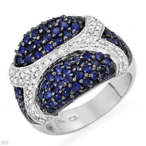 **R30 000.00**High Quality Ring With 2.69ctw Precious Stones - Genuine Diamonds and Sapphires