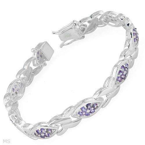 **R6 000.00**Nice Brand New Bracelet With 2.35ctw Genuine Tanzanites Made in 925 Sterling silver.