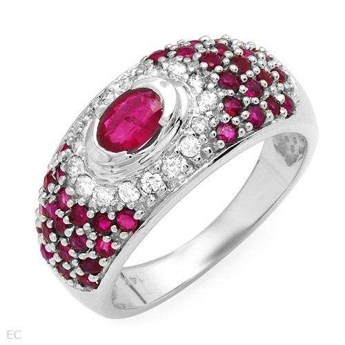 **R32 000.00**High Quality Ring With 1.90ctw Precious Stones  Genuine Diamonds and Rubies