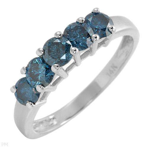 ***R15 000***Ring With 1.00ctw Genuine Diamonds Well Made in 14K White Gold- Size 7