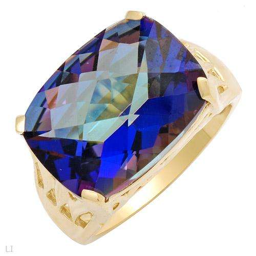 **R10 000.00**Ring With 14.65ctw Genuine Topaz Crafted in 14K Yellow Gold. Total item weight 6.1g