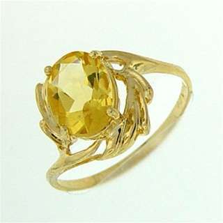 **R2 500.00**  Citrine 10K Yellow Gold Ring