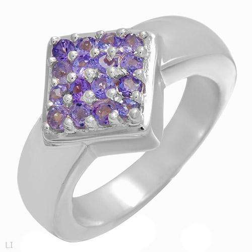 **R2 000.00**New Ring With 0.50ctw Genuine Tanzanites Made of 925 Sterling silver.