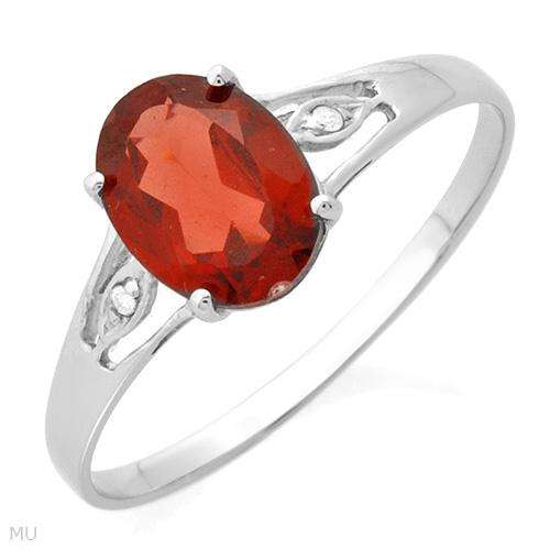 **R2 000.00**Wonderful Brand New Ring With 1.30ctw Precious Stones - Genuine Diamonds and Garnet