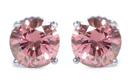 **R68 800.00**VS2 Beautiful 0.80 Carat Pink Diamond & White Gold Earrings