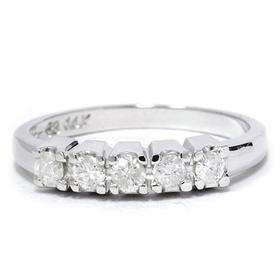 **R10 000.00**Timeless 10K White Gold .50 Diamond Wedding Ring