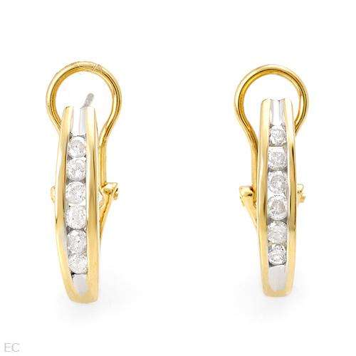 **R9 500.00**Attractive Brand New Earrings With 0.50ctw Genuine Diamonds in 14K Yellow Gold