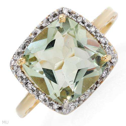 **R6000.00**Charming Brand New Ring With 3.80ctw Precious Stones - Genuine Diamonds and Amethyst