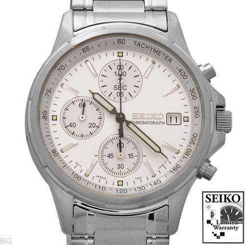 SEIKO SND081 Brand New Gentlemens Chronograph Date Watch