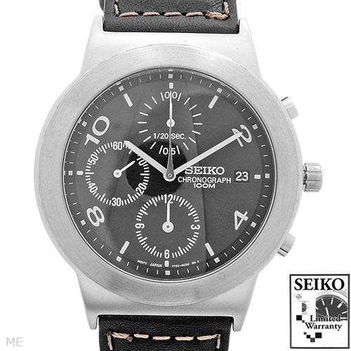 SEIKO SND281P1 Brand New Gentlemens Chronograph Date Watch
