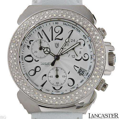 **R22000.00**LANCASTER OLA0226EP Made in Italy  New Chronograph Date Watch With 0.94ctw diamonds