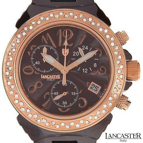 **R33 000.00**LANCASTER OLA326 Made in Italy New Chronograph Date Watch With 0.59ctwDamonds