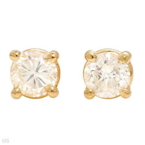 **R15 000.00**0.50ctw Brand New Stud Earrings With Genuine Diamonds Made of 14K Yellow Gold